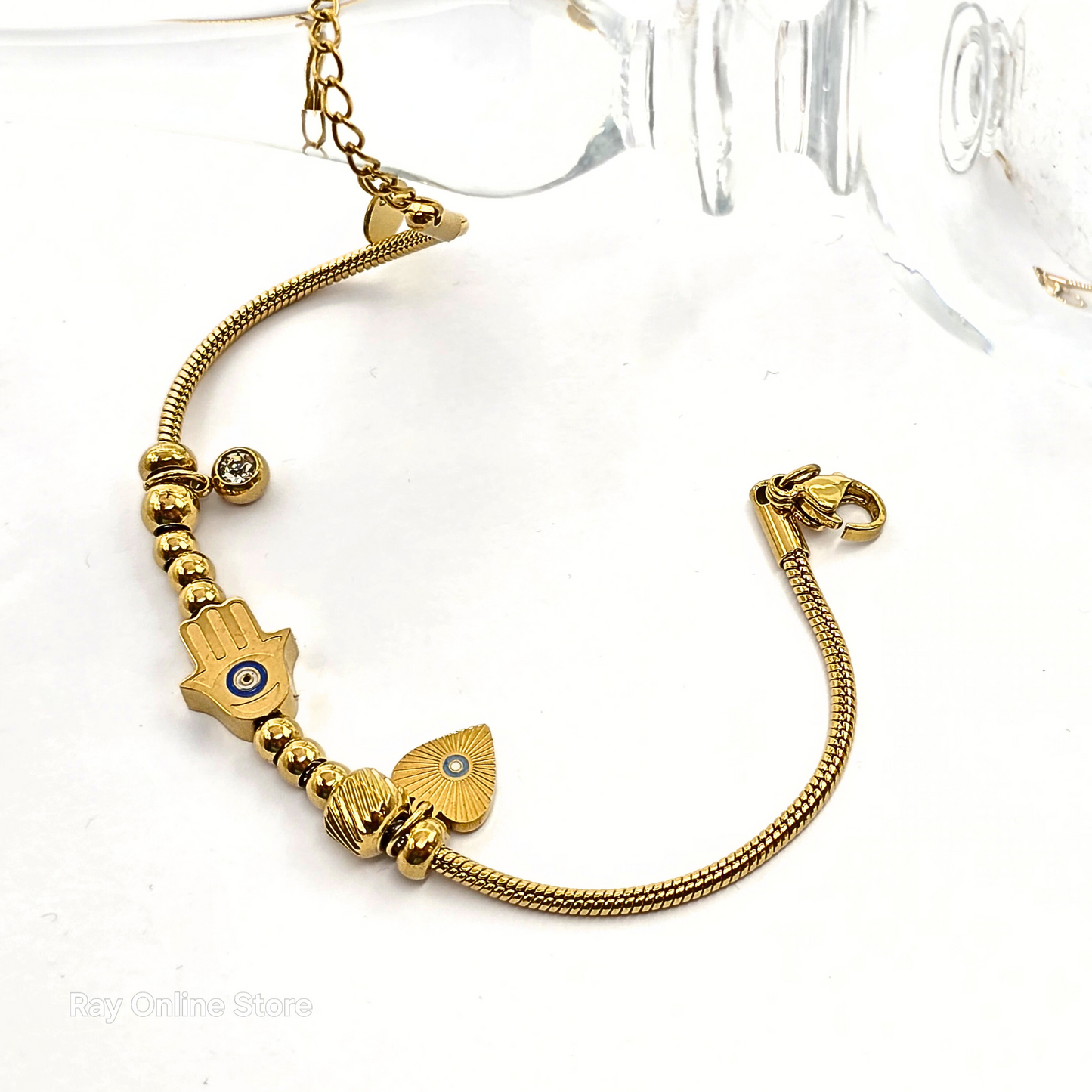 Hamsa Aura Bracelet-Waterproof