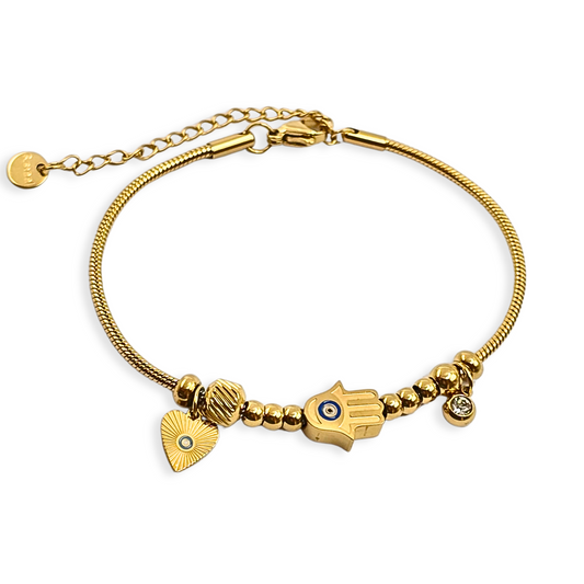 Hamsa Aura Bracelet-Waterproof