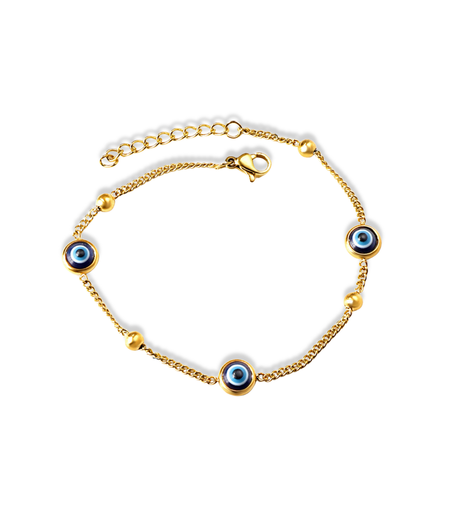 Eye Trail Gold Plated Bracelet