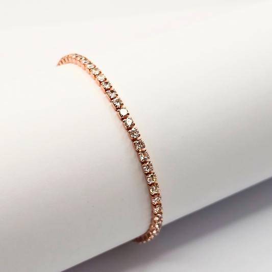 S925 Victoria Bracelet Rose Gold Plated