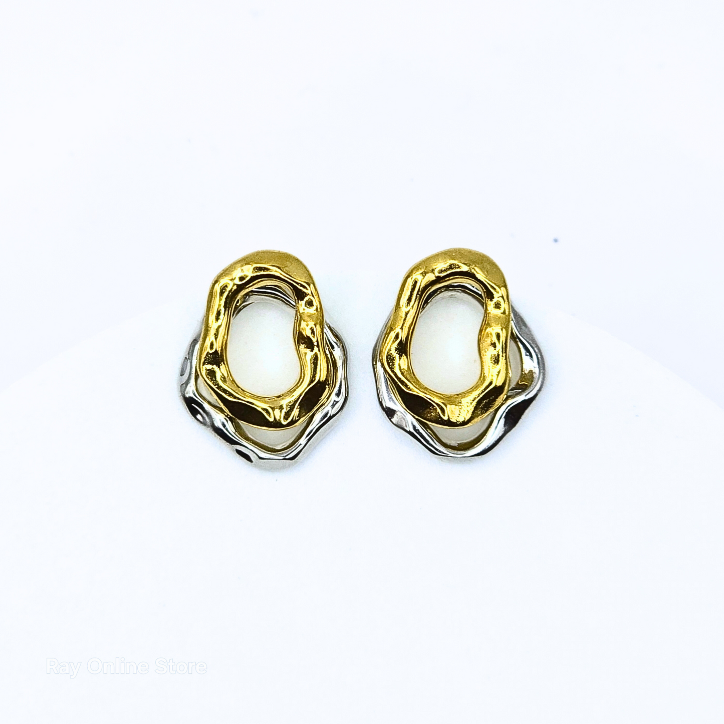 Duo Grunge Earrings-Waterproof & Tarnish Free