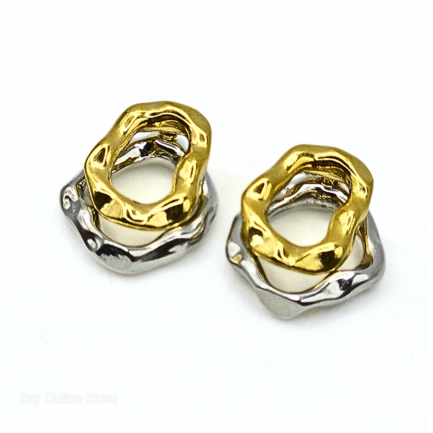 Duo Grunge Earrings-Waterproof & Tarnish Free