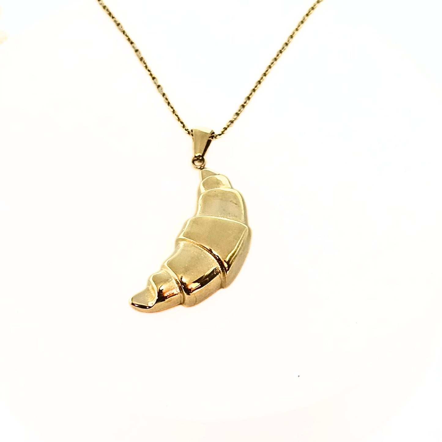 Croissant Necklace-Waterproof & Gold Plated