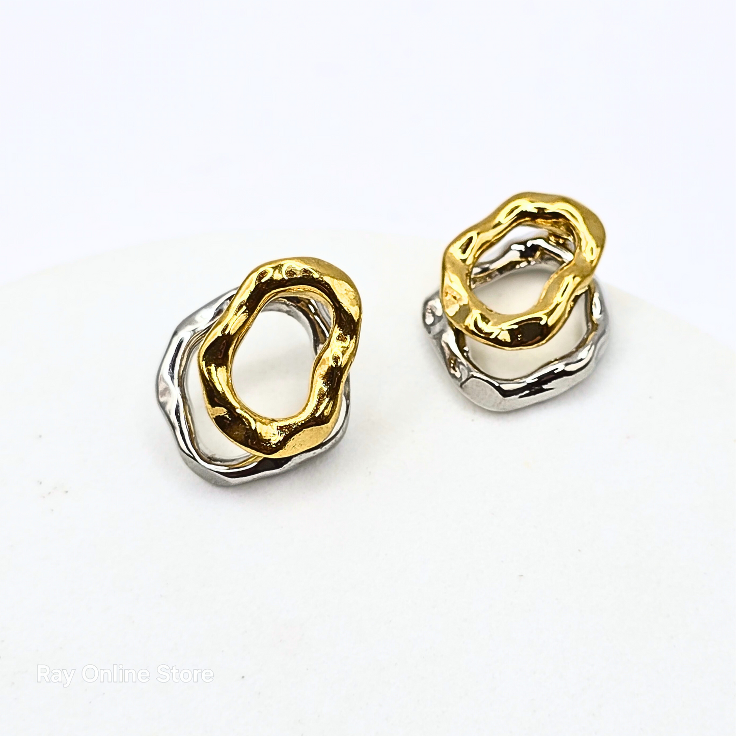 Duo Grunge Earrings-Waterproof & Tarnish Free