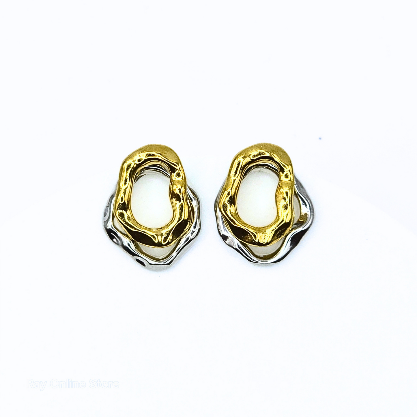 Duo Grunge Earrings-Waterproof & Tarnish Free