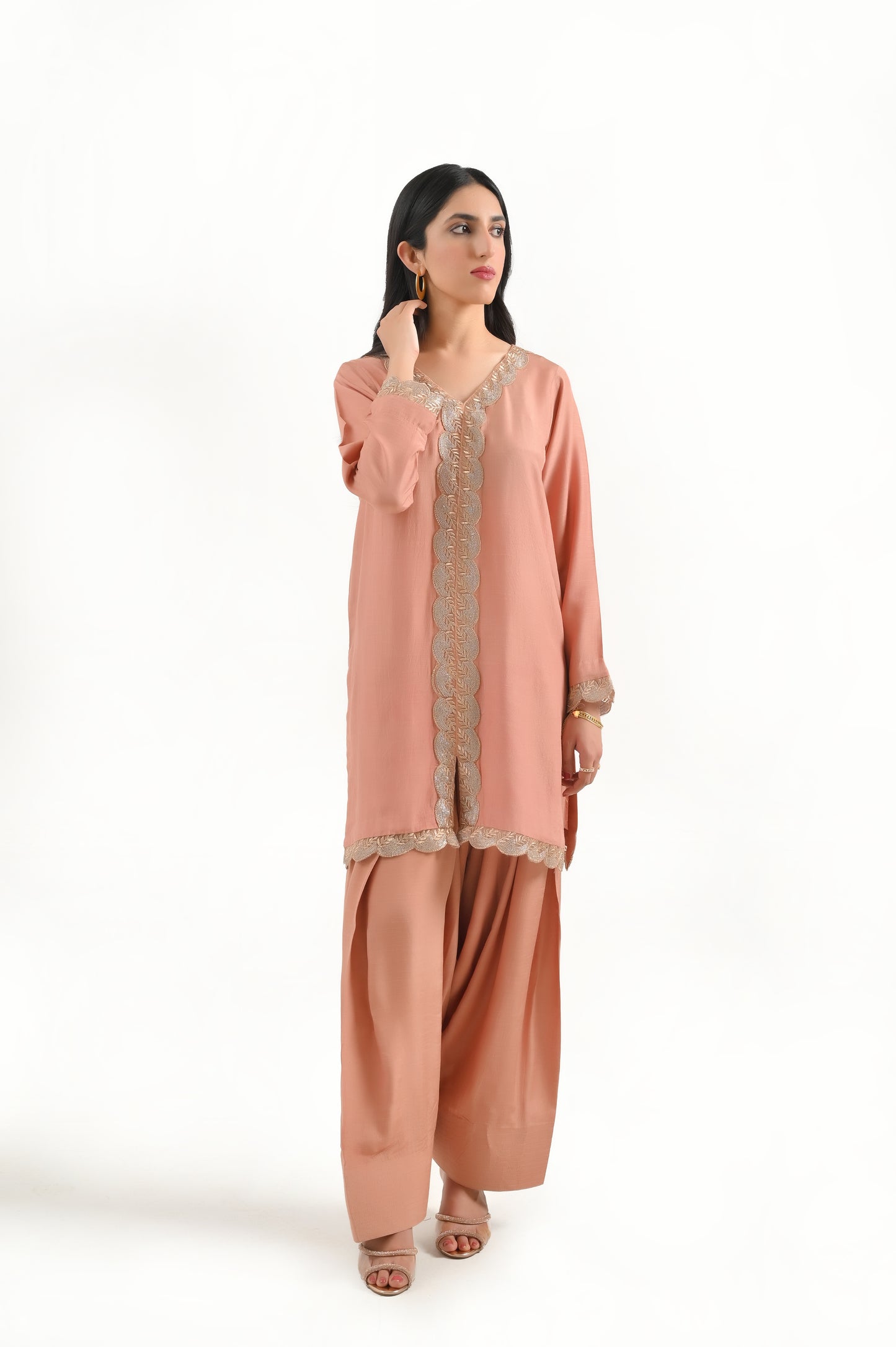 Tea Pink Farshi Set 2PC (available on LAAM)
