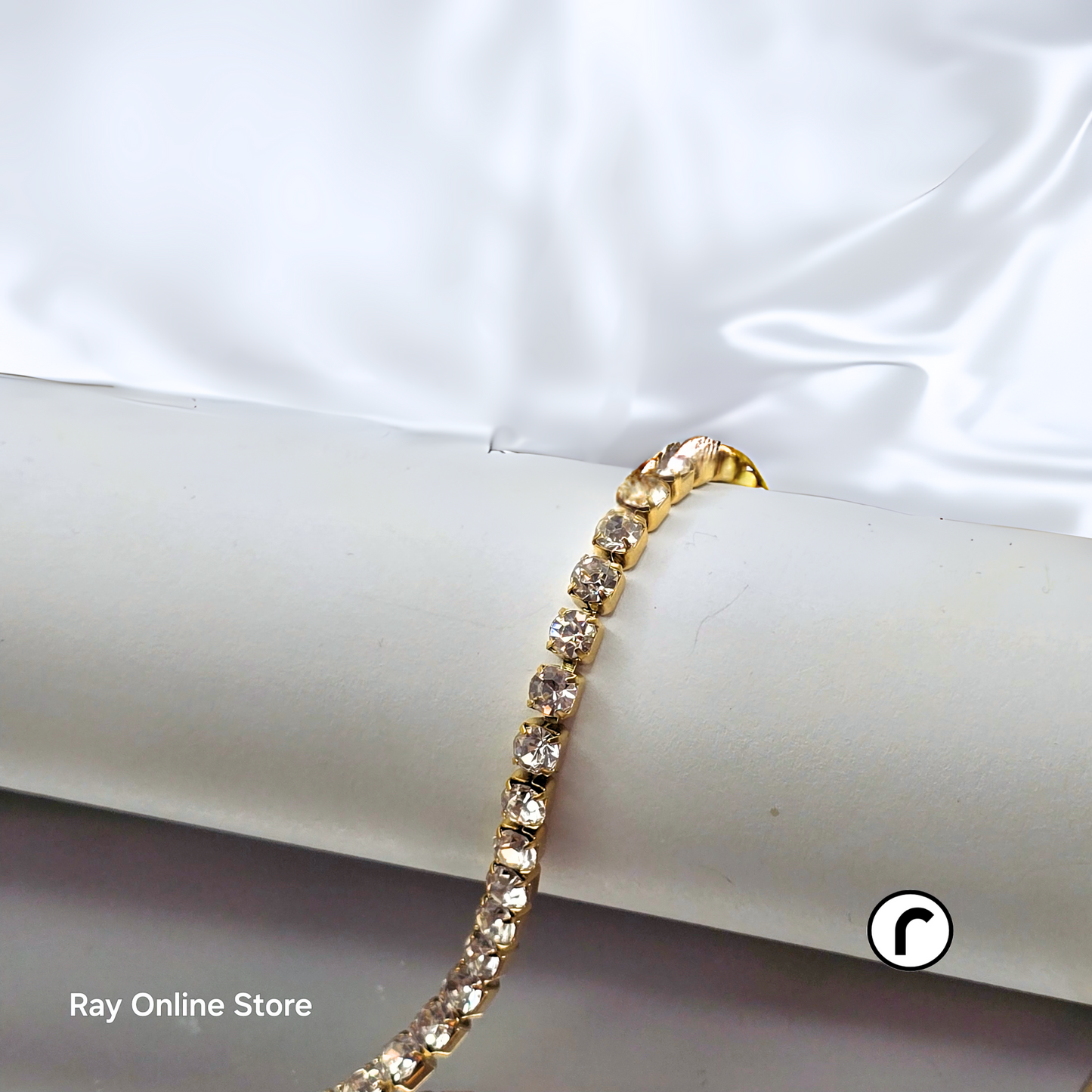Arctic Zircon Bracelet-316L Stainless Steel