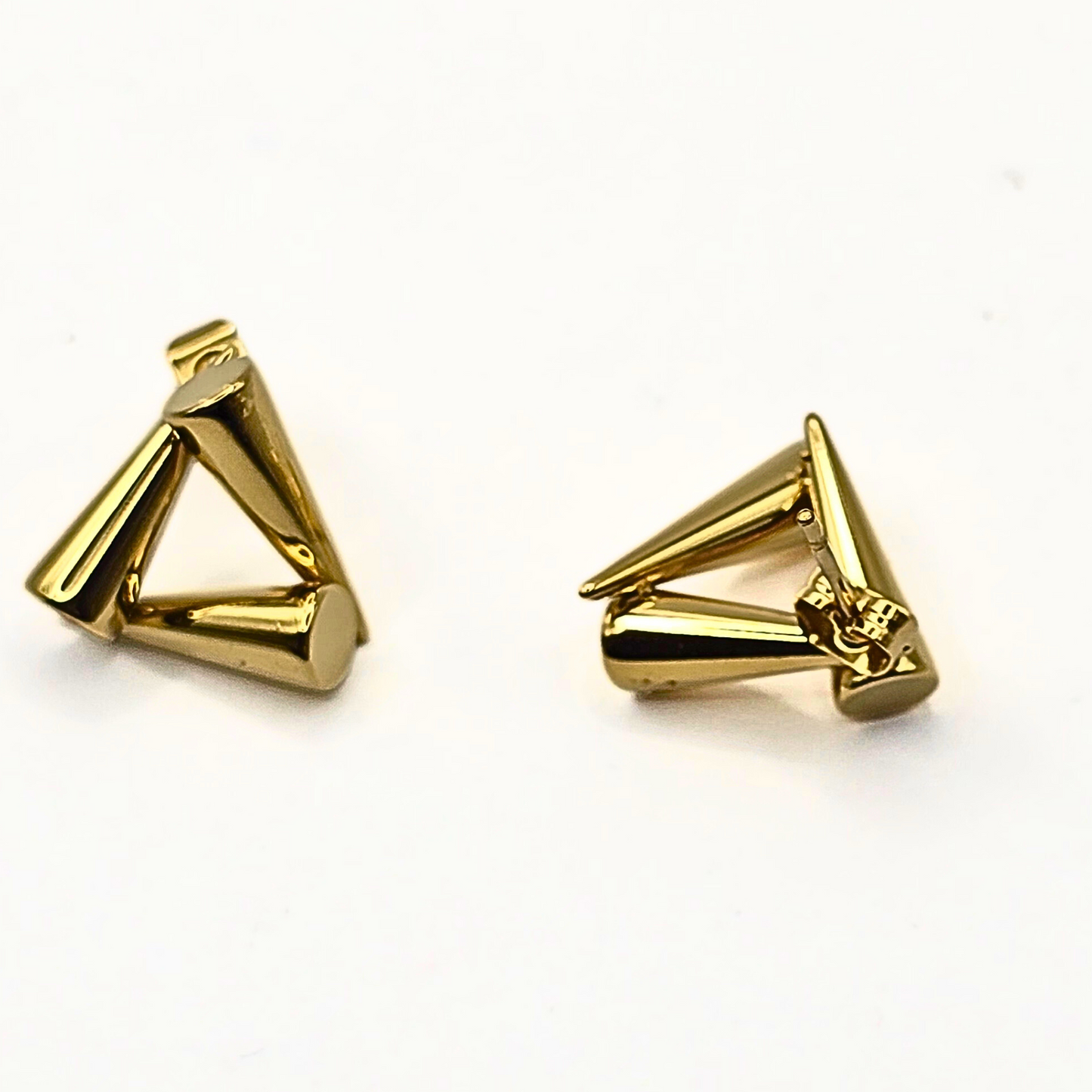 Golden Trio Earrings-Waterproof & Gold Plated