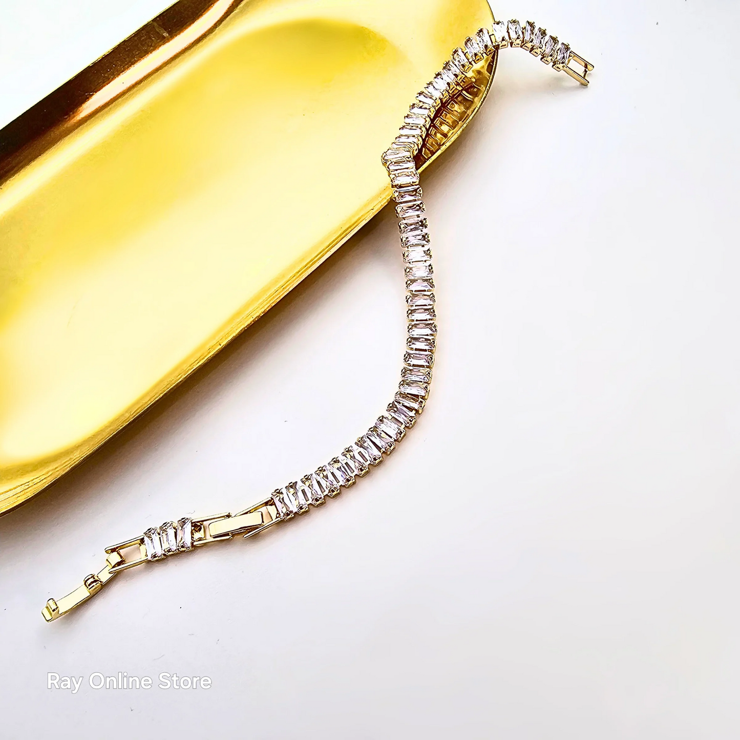 Baguette Zircon Bracelet