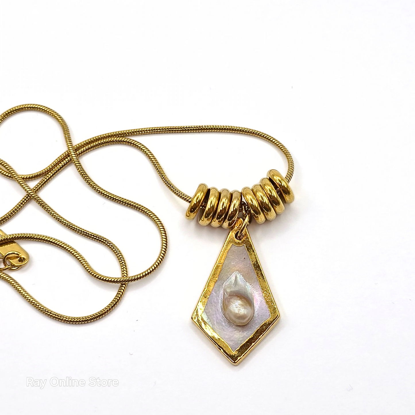 Perla Ring Necklace
