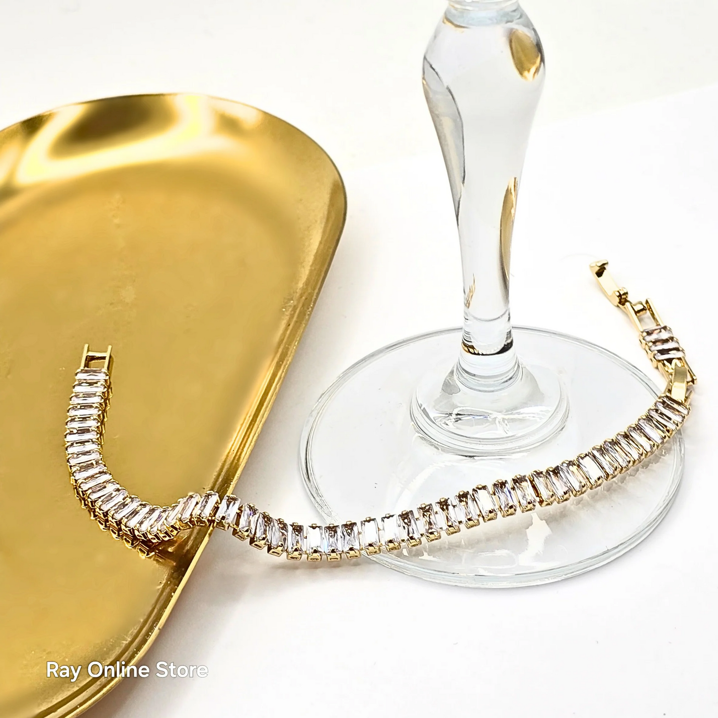 Baguette Zircon Bracelet