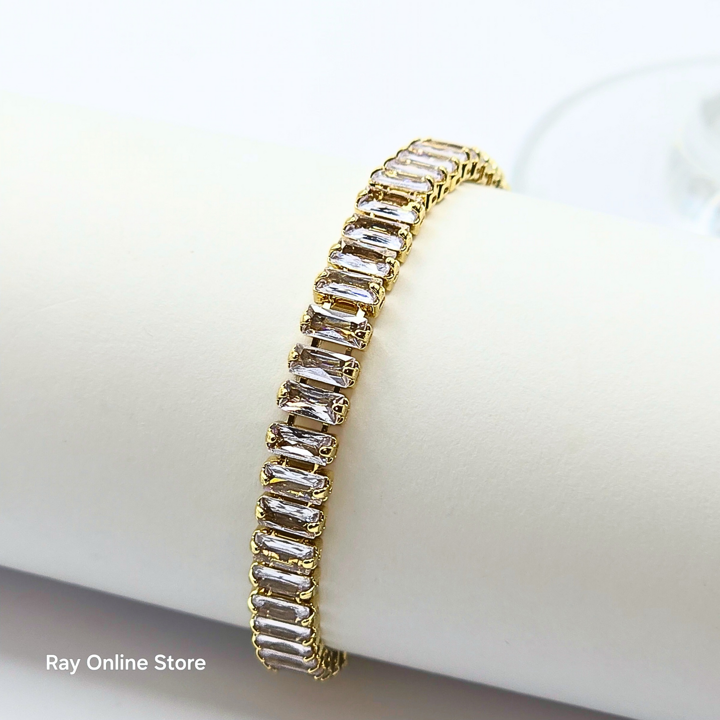Baguette Zircon Bracelet
