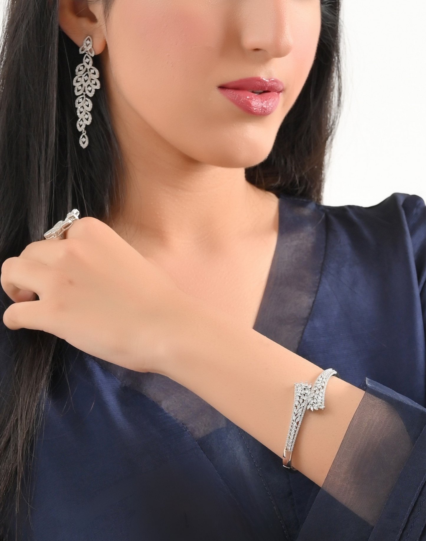 Star Crossed Zirconia Bangle