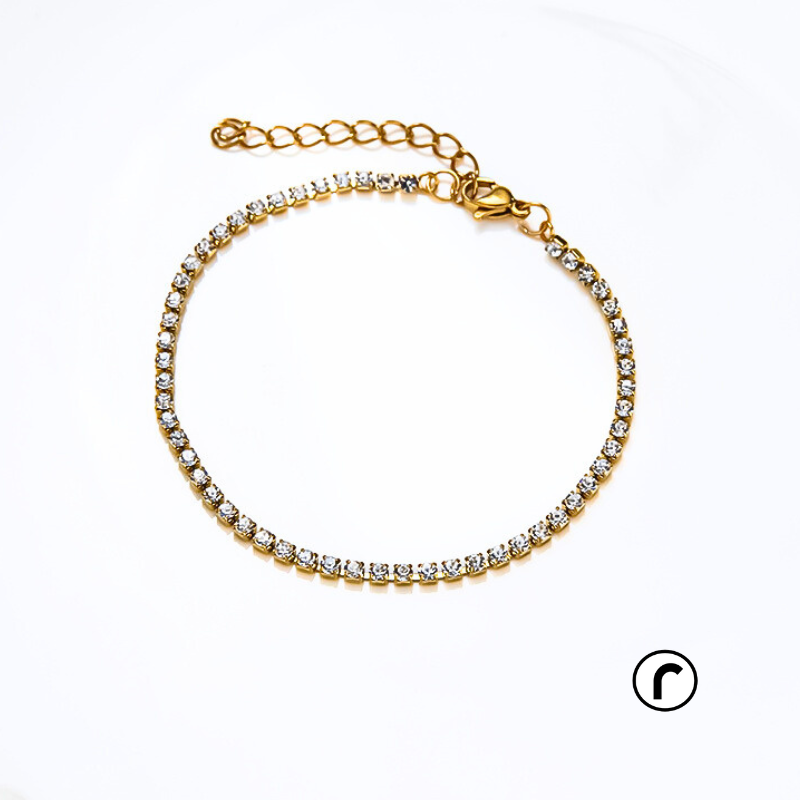 Arctic Zircon Bracelet-316L Stainless Steel