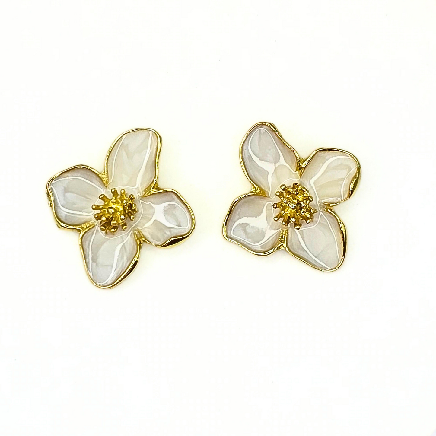 Hibiscus Floral Earrings