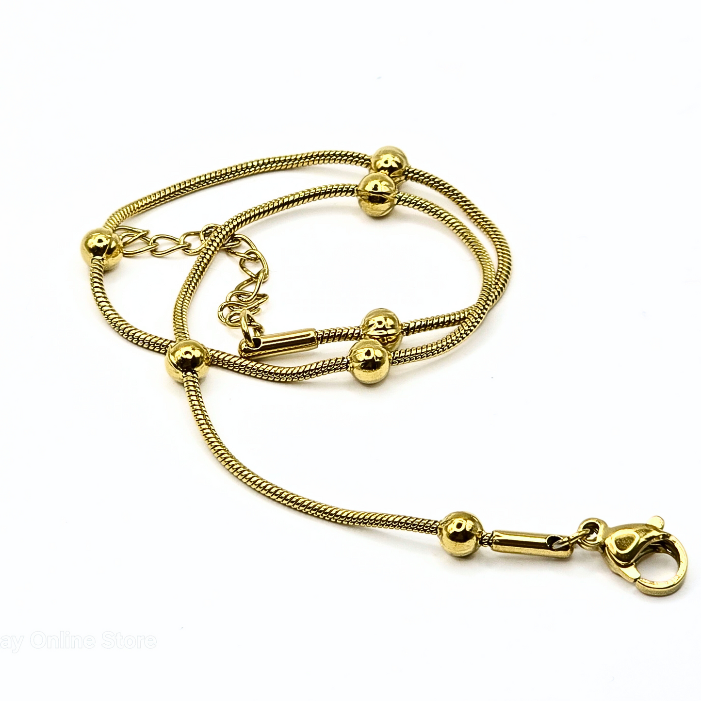 Golden Minimalist Anklet