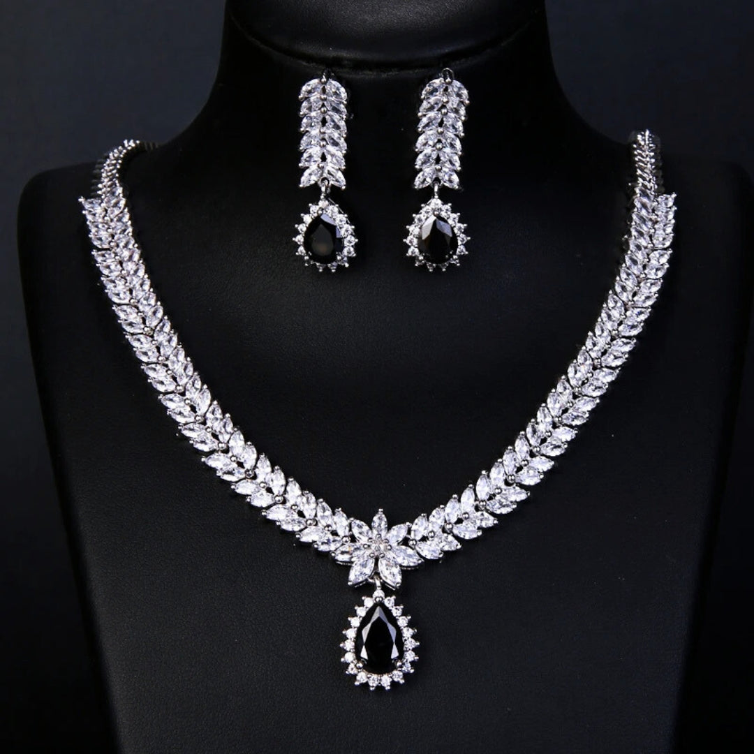 Noir Marquise Jewelry Set