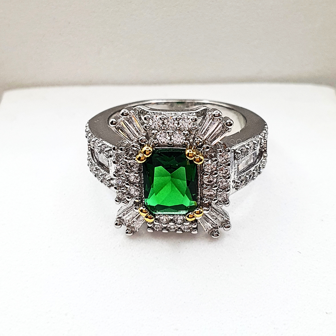 Serene Emerald Ring