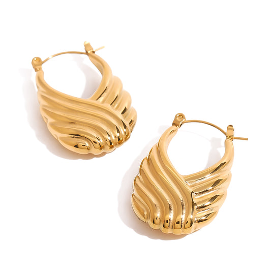 Wrapped Hoop Earrings