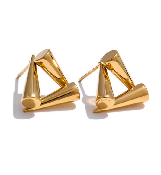 Golden Trio Earrings