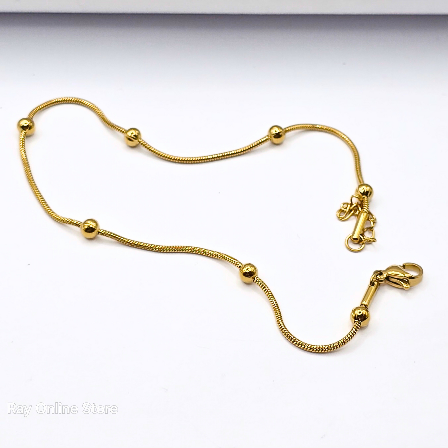 Golden Minimalist Anklet