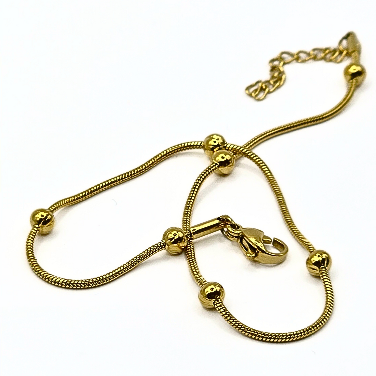 Golden Minimalist Anklet