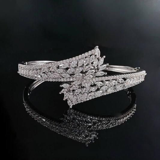 Star Crossed Zirconia Bangle