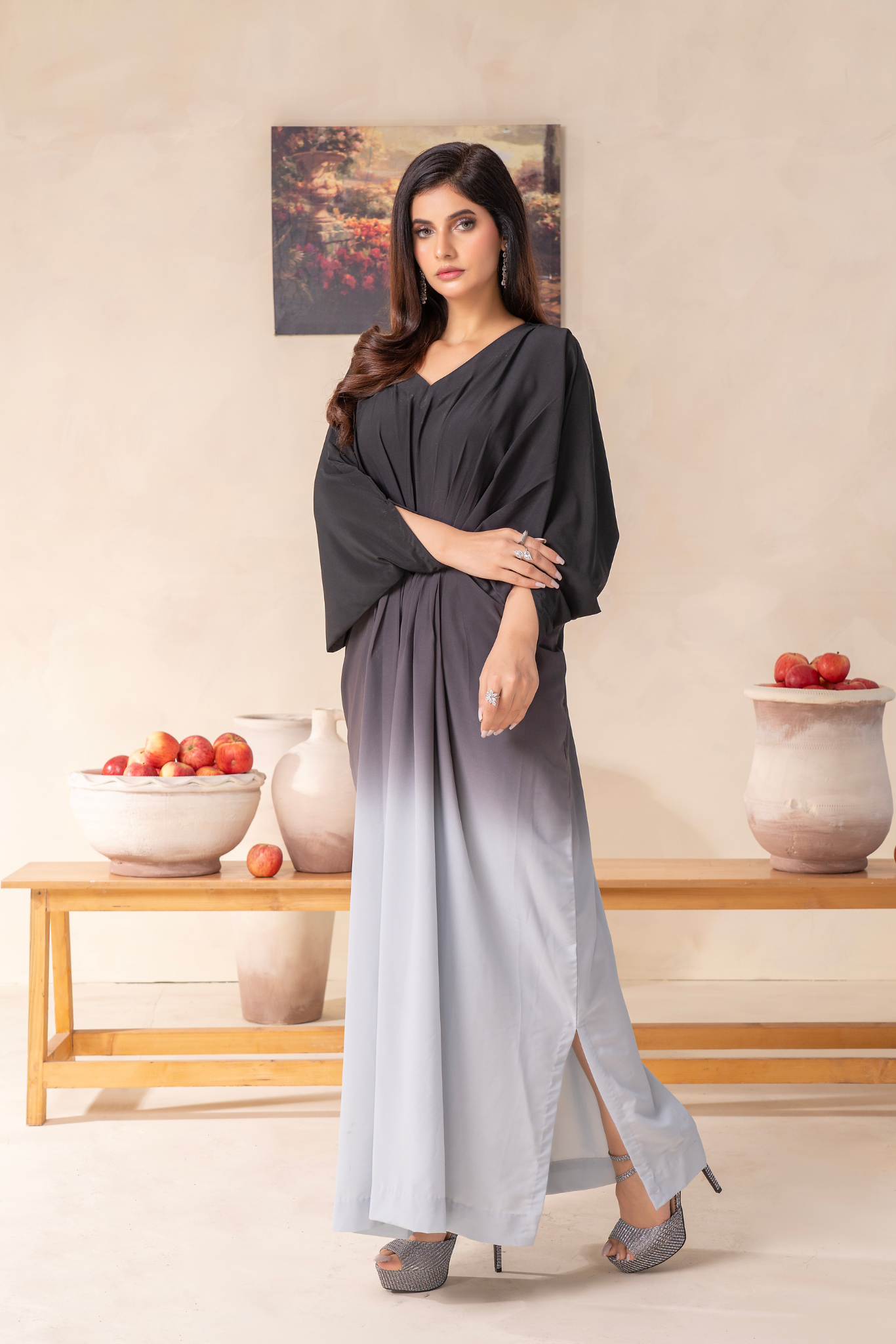 Ebony Mist Kaftan