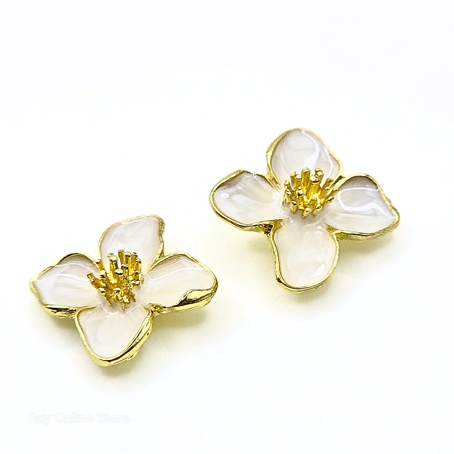 Hibiscus Floral Earrings