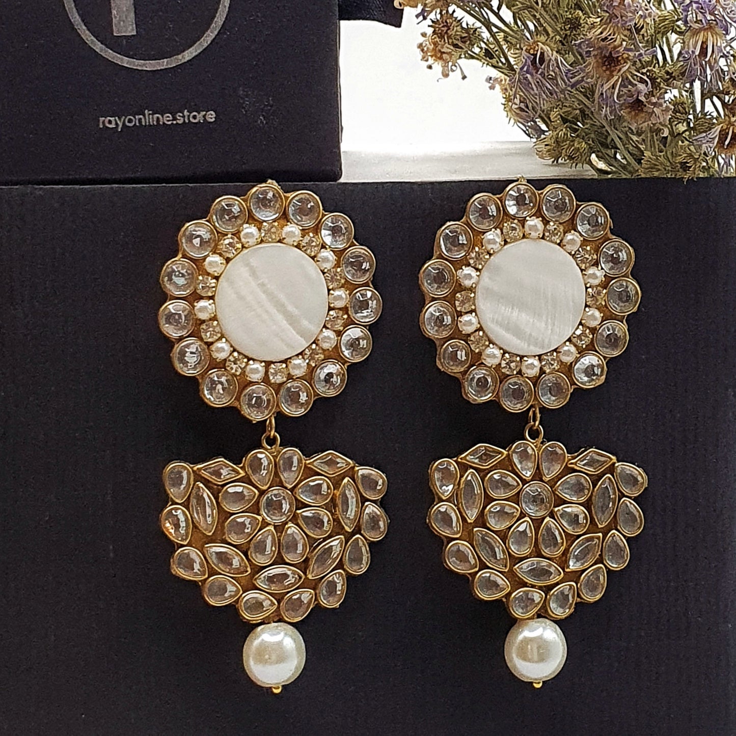 Kundan Statement Earrings