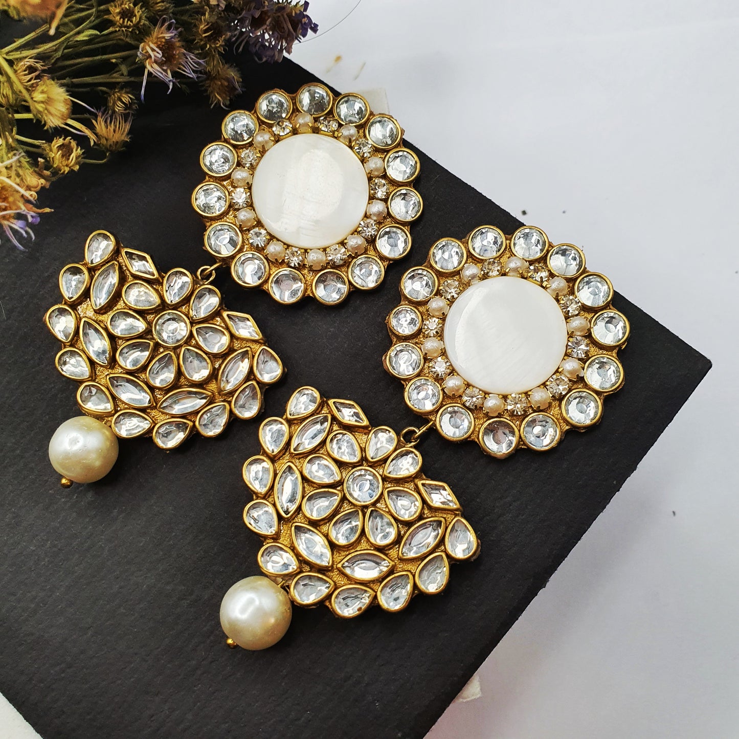 Kundan Statement Earrings