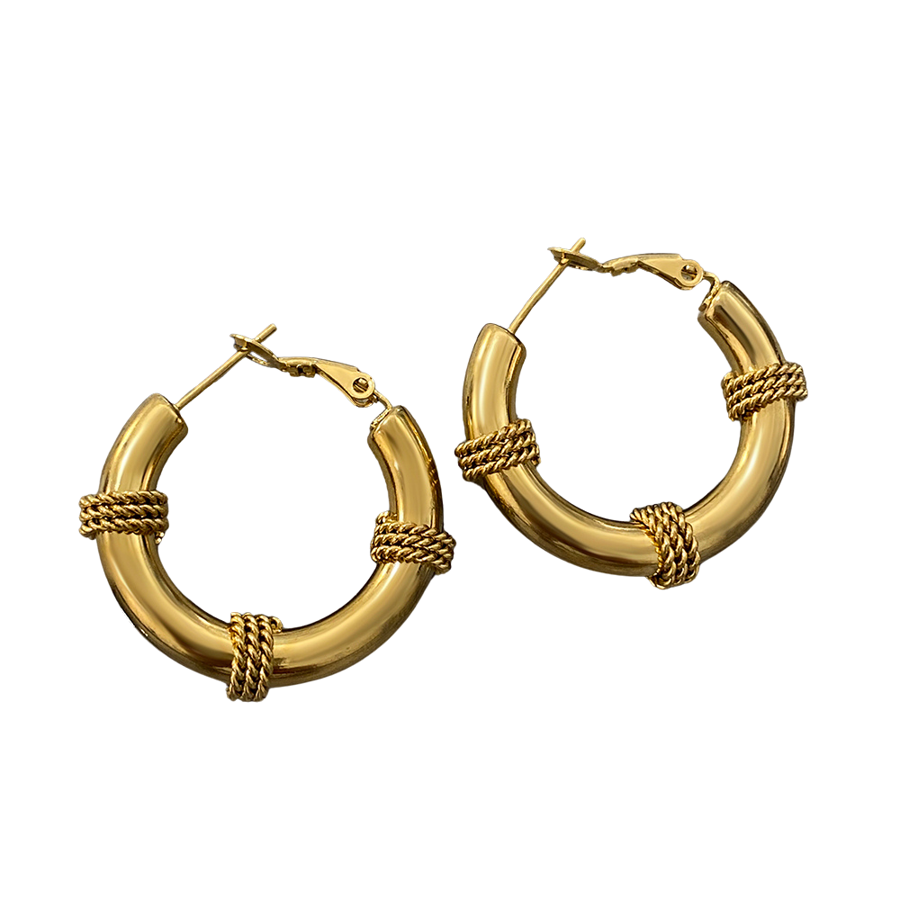 Golden Luxe Hoops