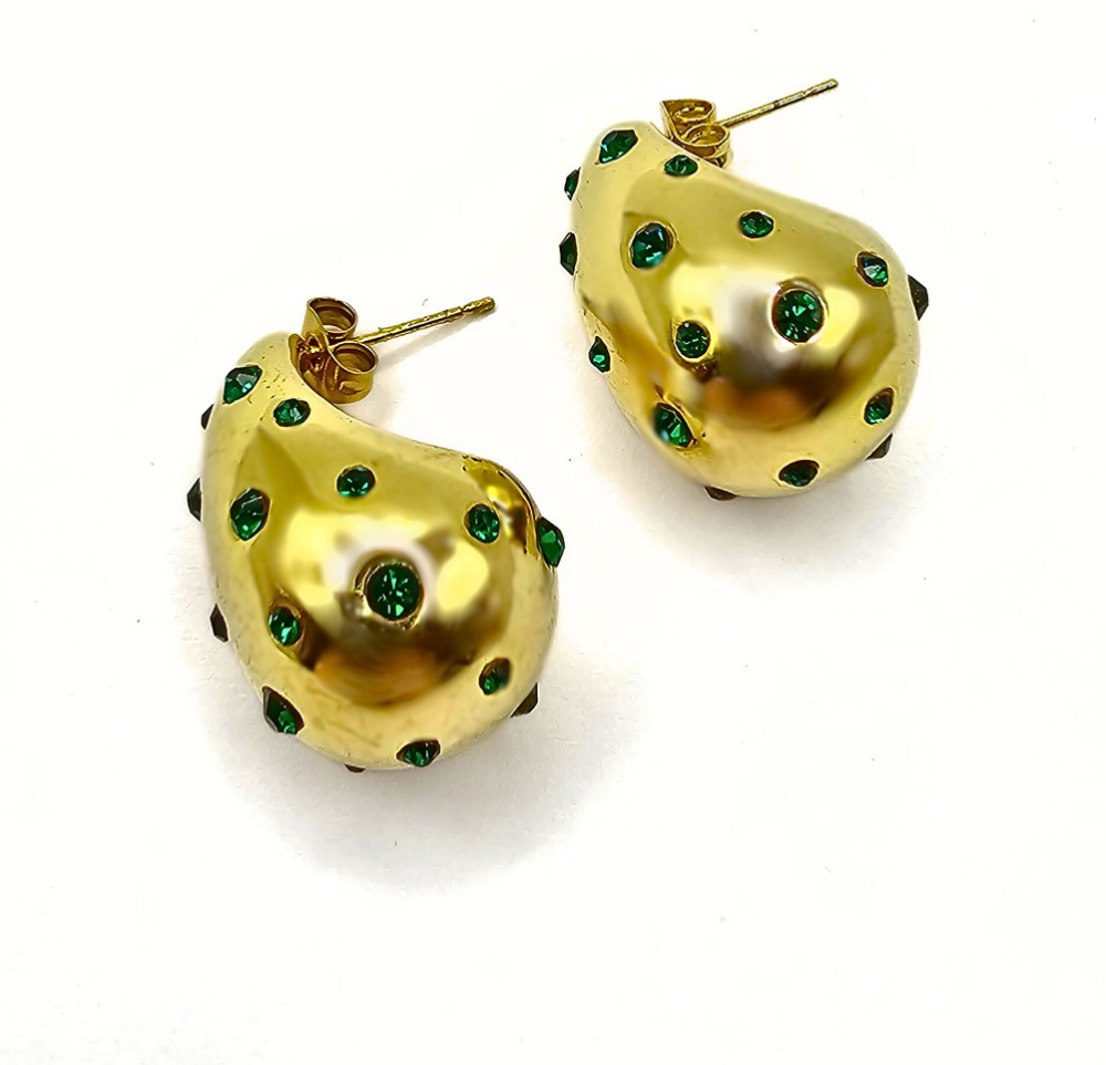 Verte Teardrop Earrings