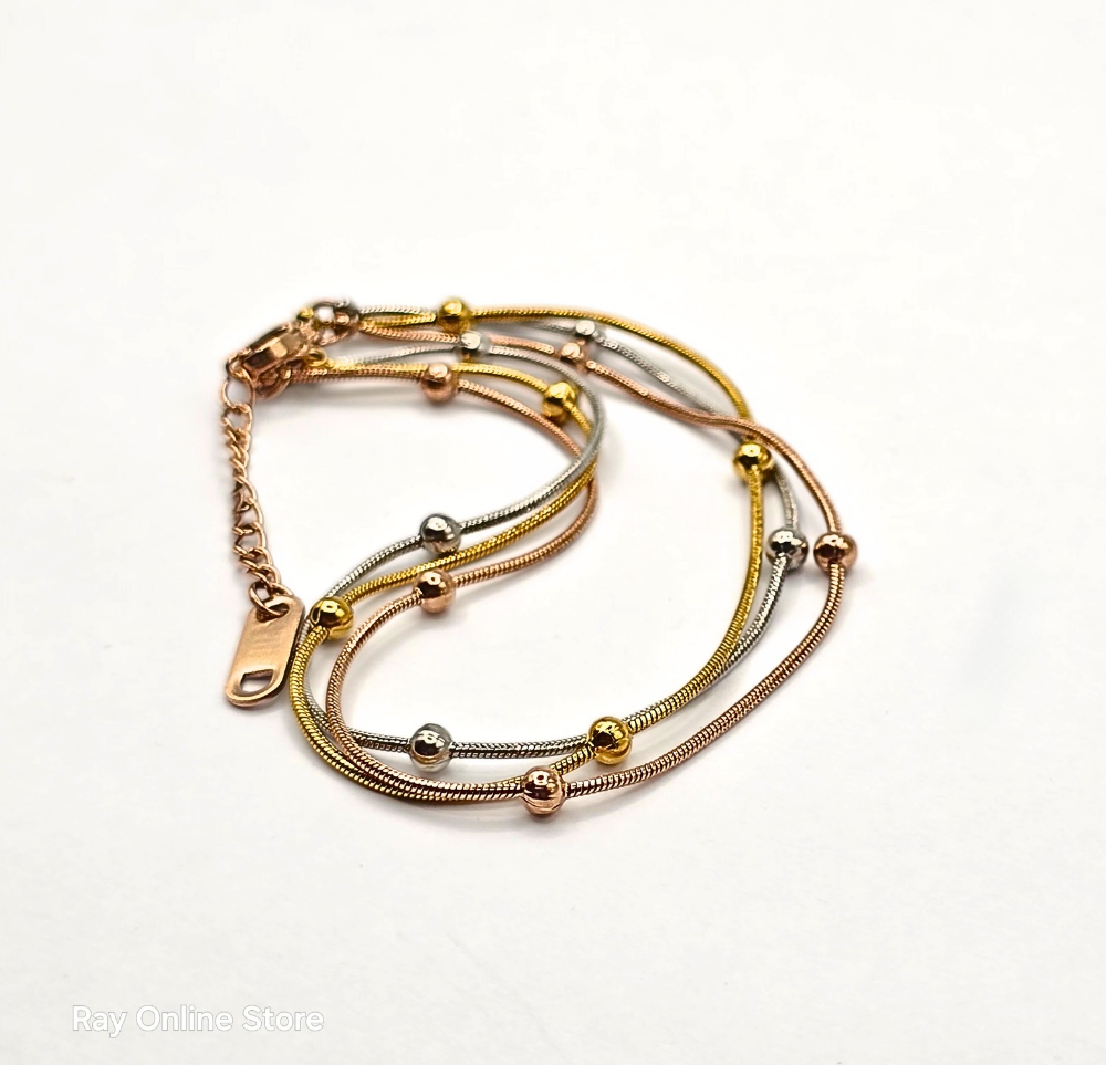 Tri-Tone Symphony Bracelet