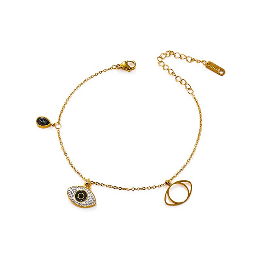 Blue Charm Eye Bracelet