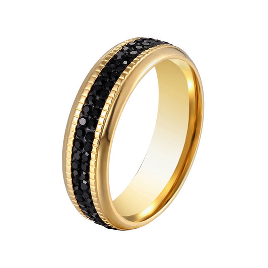 Black Zircon Ring