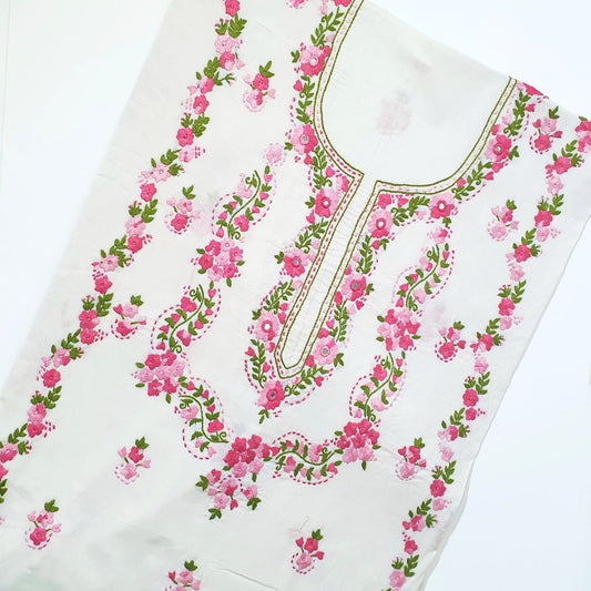 Heavenly Floral Hand Embroidery Shirt