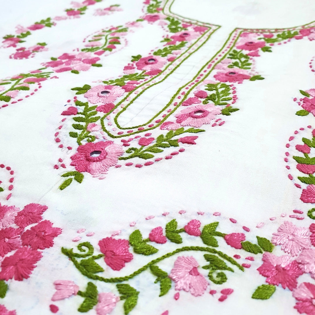 Heavenly Floral Hand Embroidery Shirt