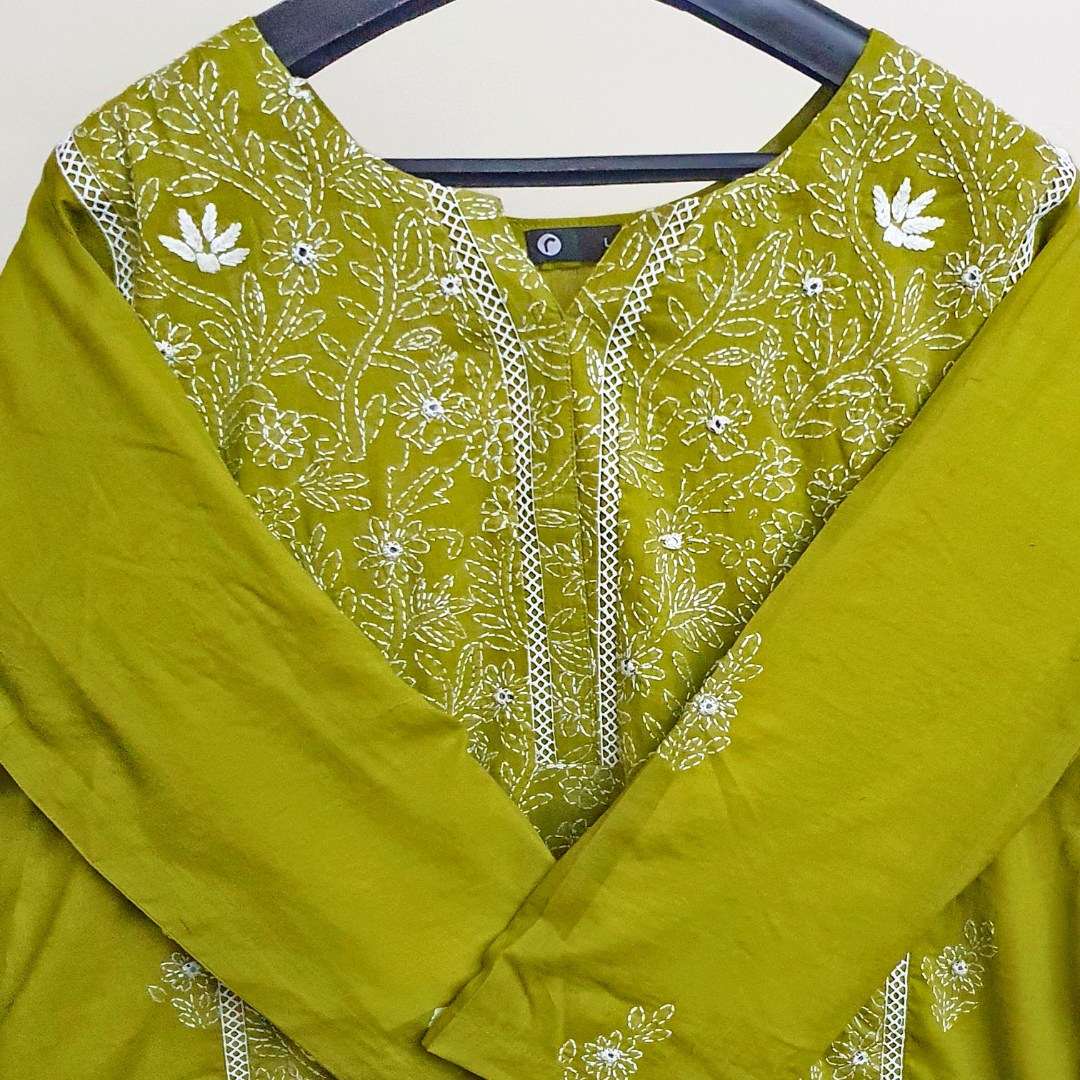 Dhani Hand Embroided Suit-3PC