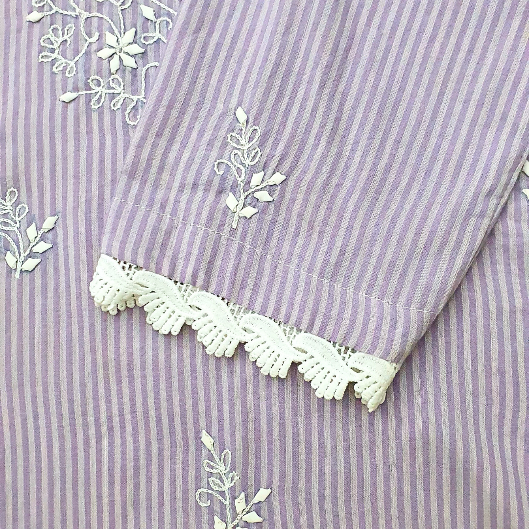 Lilac Tukri Suit-2PC