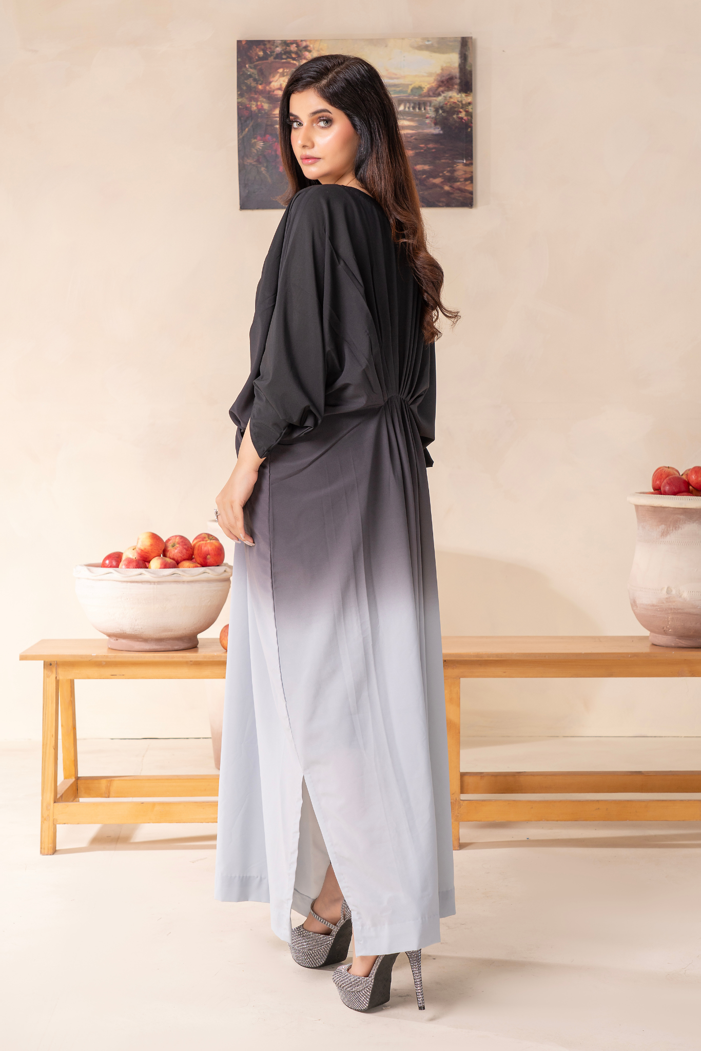 Ebony Mist Kaftan