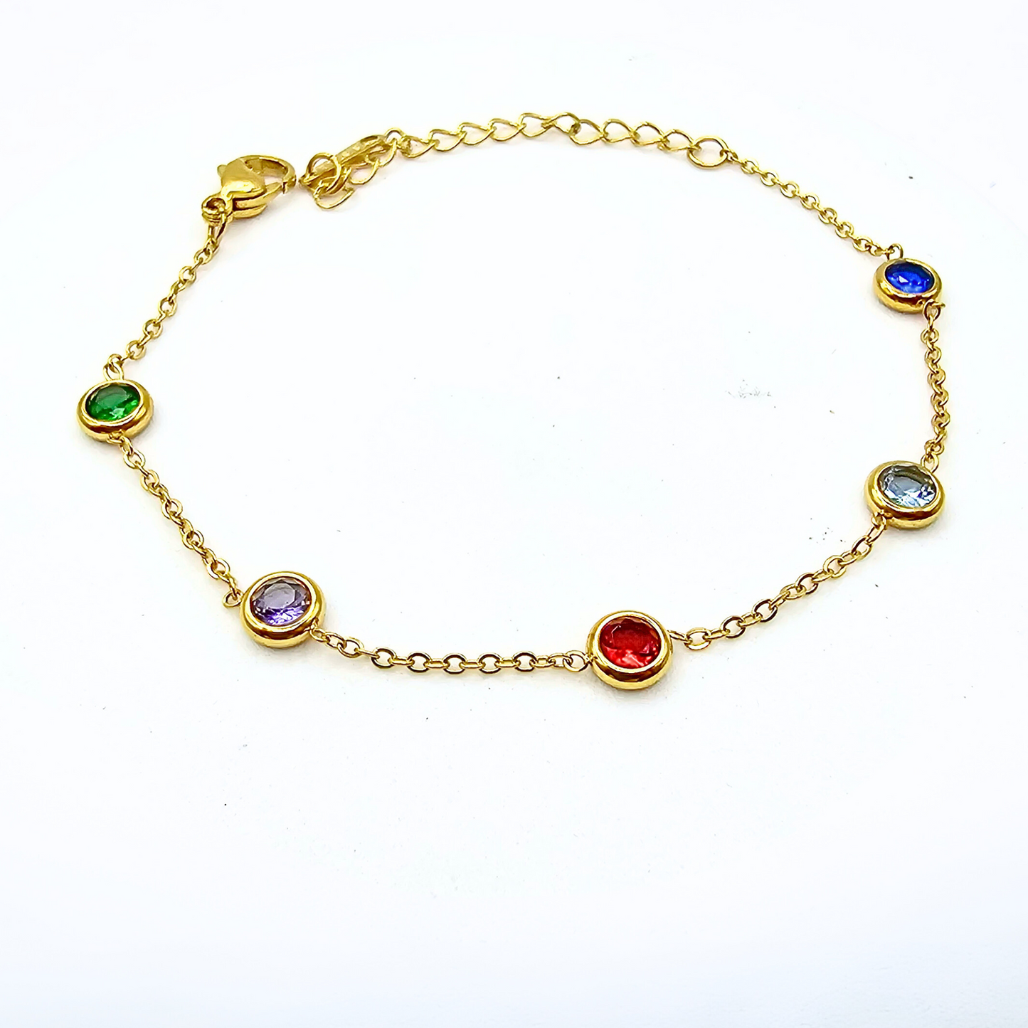 Rainbow Cascade Bracelet