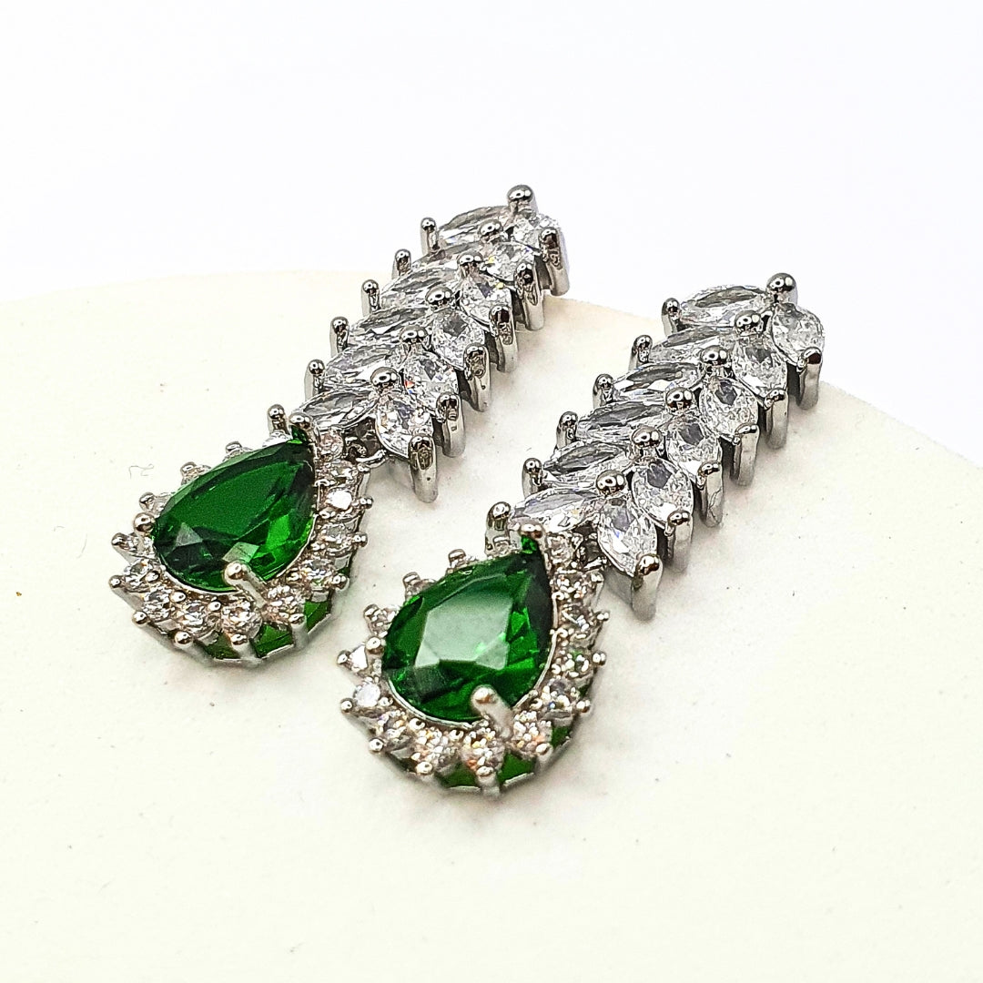 Emerald Vine Earrings