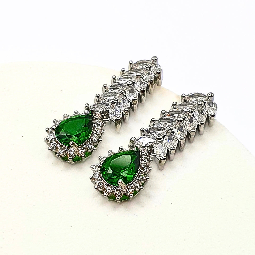 Emerald Vine Earrings