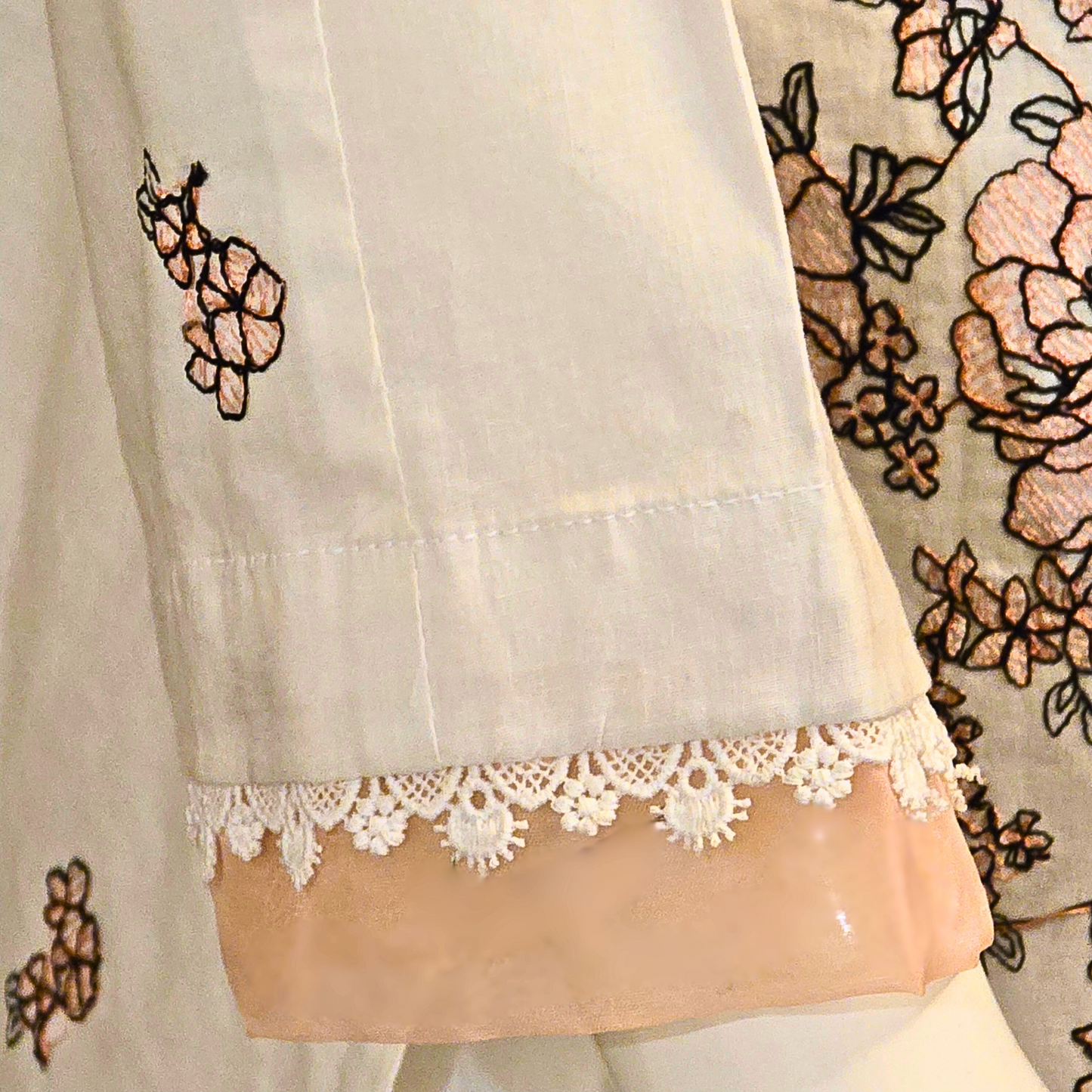 White Spring Coord Set-2Pc