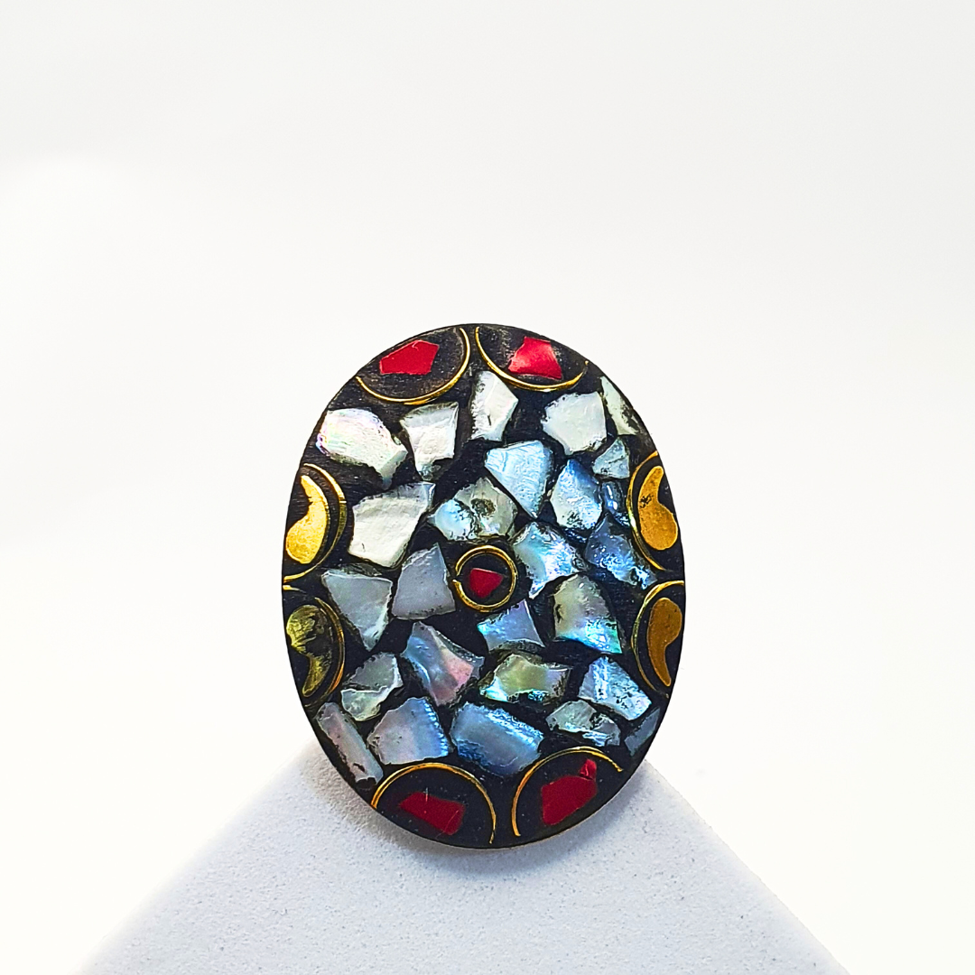 Afghan Mosaic Ring