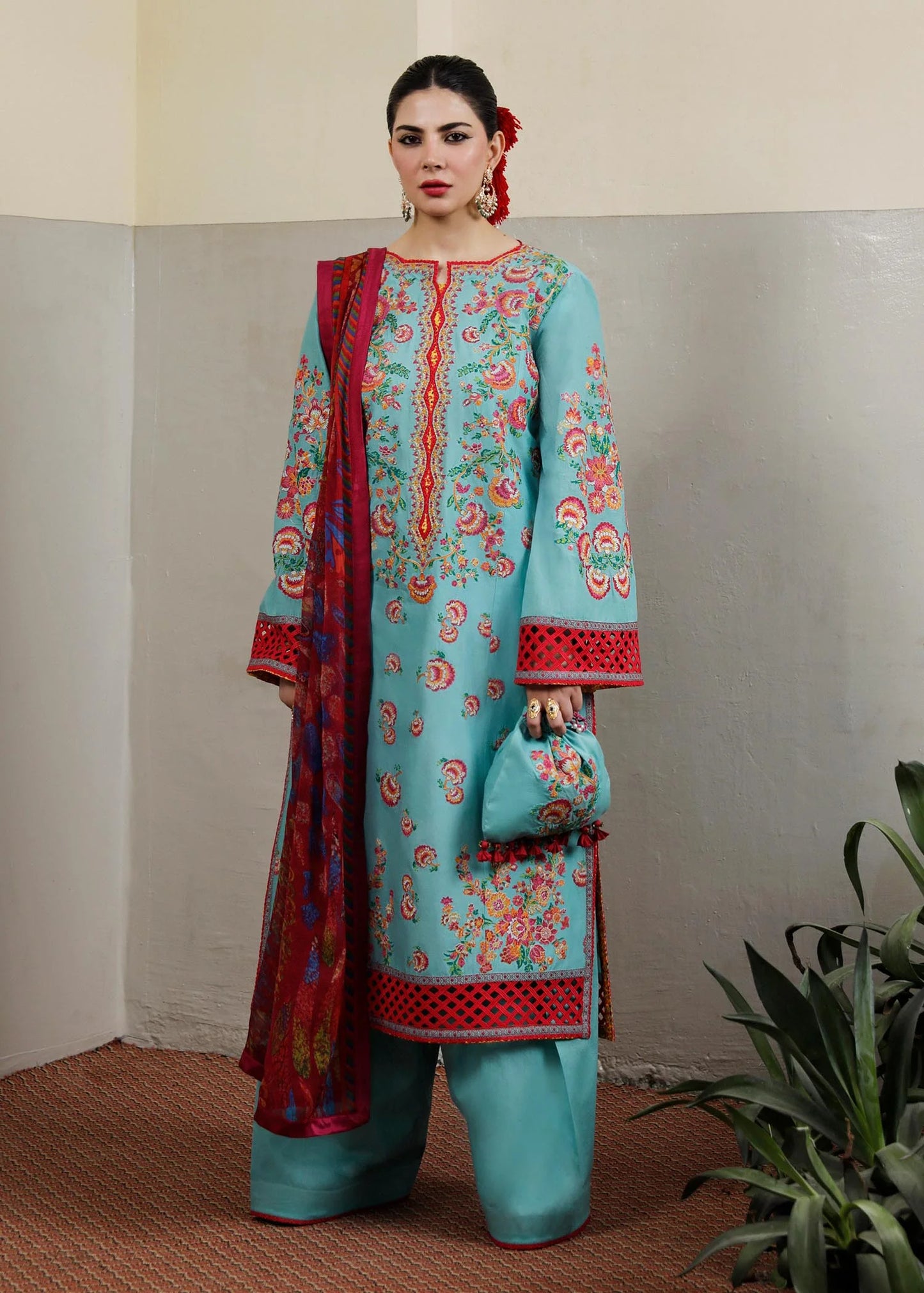 Hussain Rehar-Lazuli-3PC Unstitched