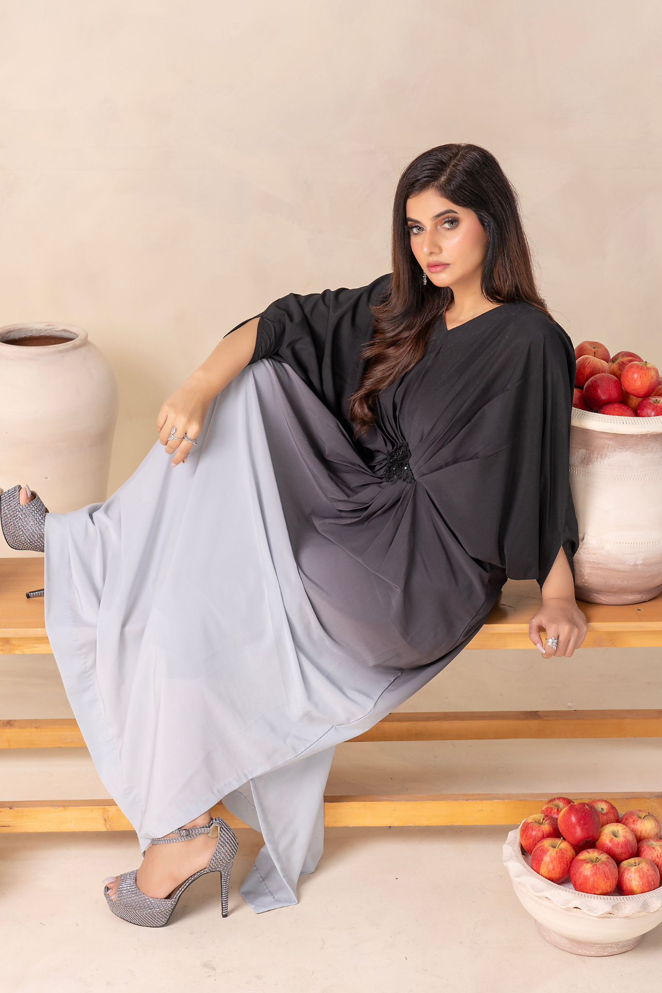 Ebony Mist Kaftan