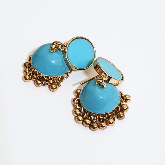 Sky Blue Jhumka