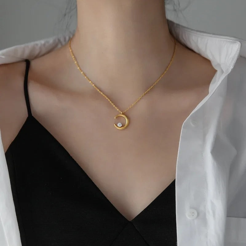 Crescent Necklace